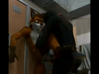 Furry zoo porn dog banging a fox in the school locker room